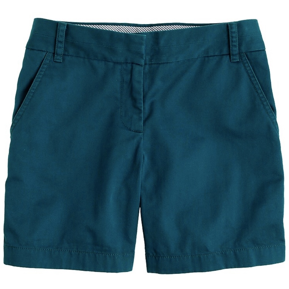 J. Crew 5" Chino Short Cotton Felt Green - Sz 8